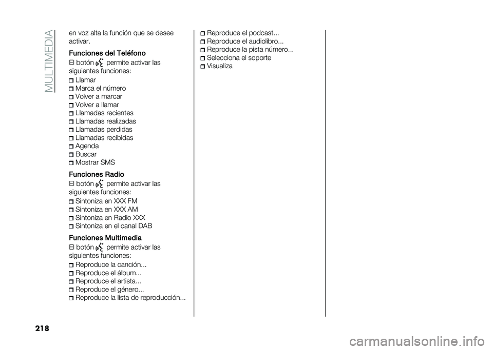 FIAT 500L 2020  Manual de Empleo y Cuidado (in Spanish) ��)�=��(�@�)���@�9
��� �� ���# �	���	 ��	 ������ � ��� �� �����
�	�����	��
���
�
��	�
�� ��� �.���(��	�
�	
�� �&��� �
����
��� �	�����	� 