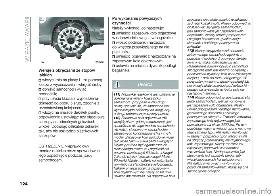 FIAT 500L 2021  Instrukcja obsługi (in Polish) ��(��C�@�*�F�8��@�(�@�C�F�F
��� ���
���<��H�L�L
��� �� � � ��� �(����+� �� �����-�
�!�� � ���, ����#��$ �
��� �� ������ � �T �� ���
���!
�
�
