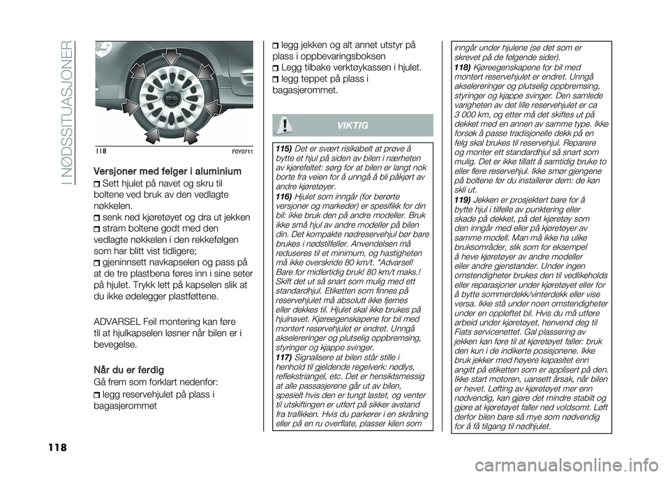 FIAT 500L 2020  Drift- og vedlikeholdshåndbok (in Norwegian) ��$���@�!�3�3�$�6�7�4�3�<�+��%�*
��� ���	
���,��<�@�@
��� �� ��	�� �!��
 ������ � ����!��	���! �3�
�� ����	�
� �� ����
� �� ��
�� ���	
���	��
�