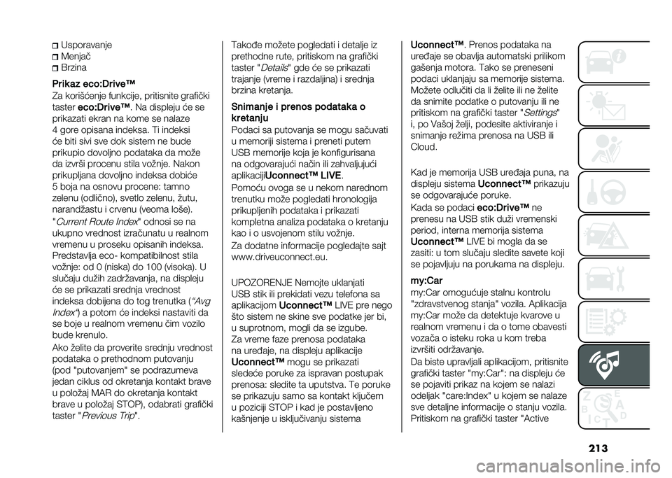 FIAT 500L 2020  Knjižica za upotrebu i održavanje (in Serbian) ����"���	�������
�8�����
�?��
���
�� �	�
 �� ����"�2� �	���@
�4� ��	�������� �$����!����# ���������� ����$����
������ ����"�2�