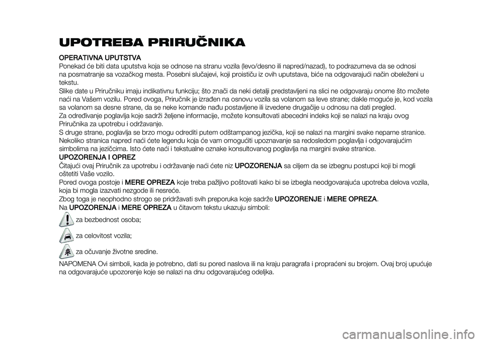 FIAT 500L 2020  Knjižica za upotrebu i održavanje (in Serbian) ��	��
�
��� �	�
��
������
���$�/�(�4�+�0�,�( ����4�)�4�0�(
�&�	�����  �� ���� � ��� �������� ��	�� �� �	� ��	�� �� ������ ��	�
��
� �-�
���	�