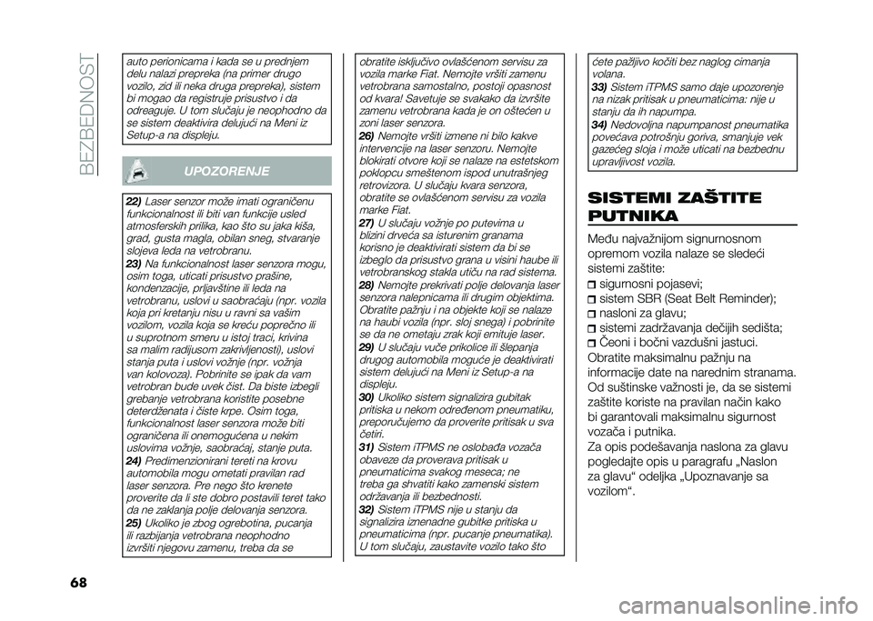 FIAT 500L 2021  Knjižica za upotrebu i održavanje (in Serbian) ��?�1�4�?�1�6�(��)�9
�	�
����	 �����	���!��� � ��� � �� � ���� ����
� ��
� ���
��
� �������� �-�� ������ � ����	��	�
��
�	�# �
��  ��
� ���