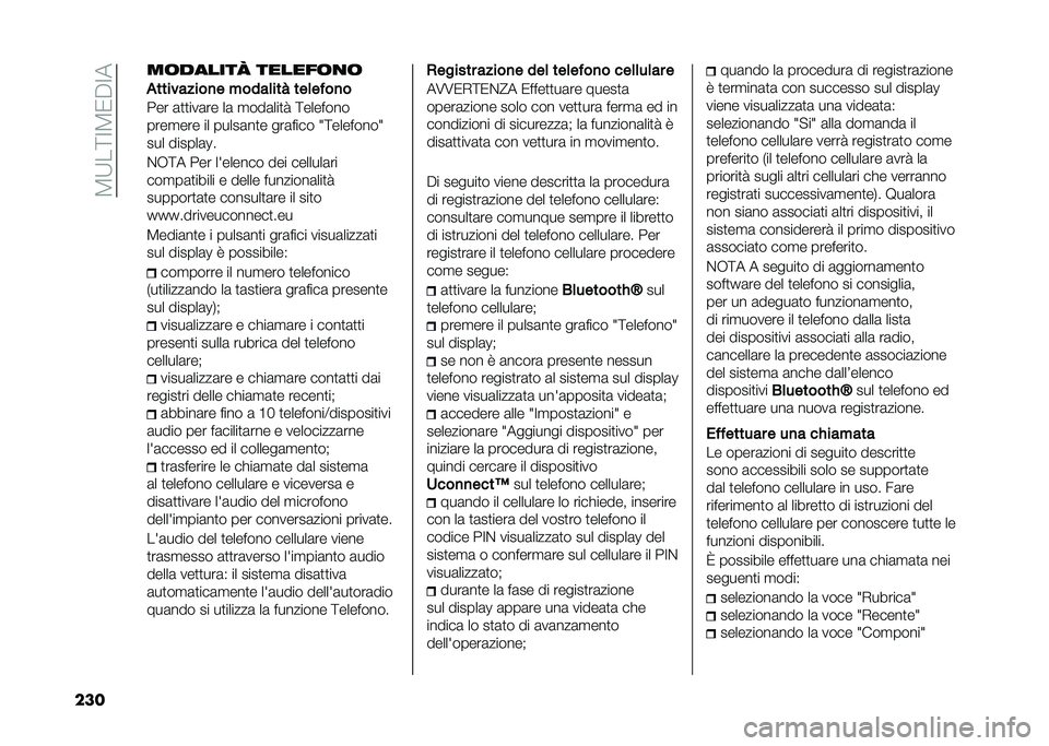 FIAT 500L LIVING 2020  Libretto Uso Manutenzione (in Italian) ��3�:��;�=�3�0�$�=�
��� ��	������7 ������	�
�	
�$���������
� �����	��� ���	�� ��
�
��� �	�
�
���	�� ��	 �
���	���
� �;�������
����
��� �