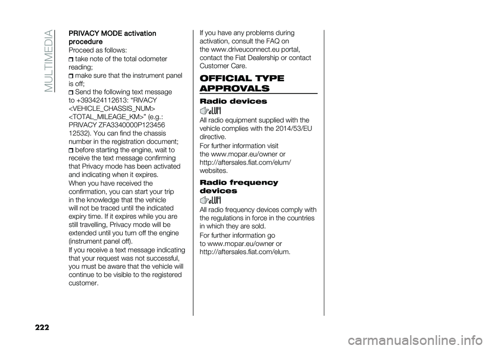 FIAT 500L LIVING 2021  Owner handbook (in English) ��:�6��#�%�:�)�5�%�$
��� �.�)��/�&��6 �3���* ���	����	��
�
�� �
����� �
�G������ �� ��������,
���
� �
��� �� ��� ����� ��������
�����