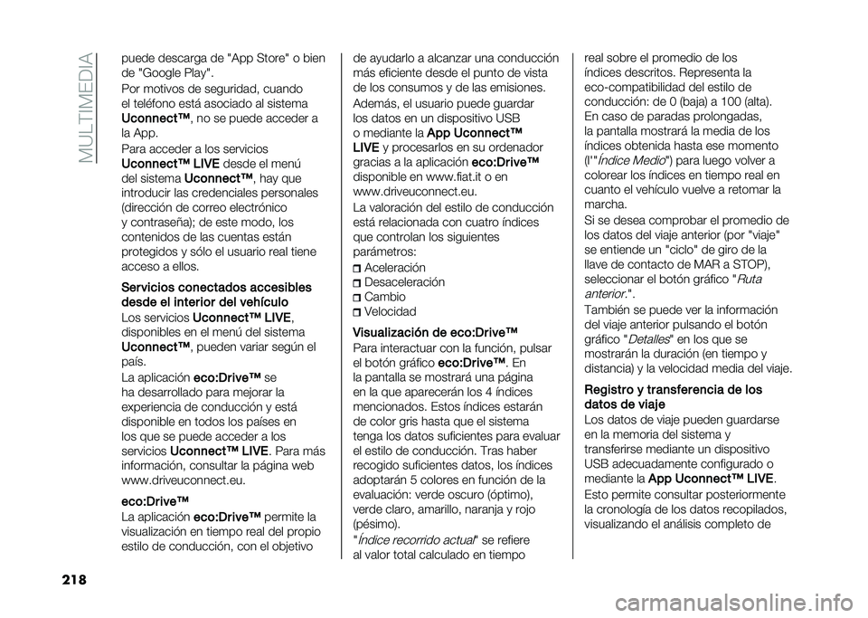 FIAT 500L LIVING 2021  Manual de Empleo y Cuidado (in Spanish) ��)�=��(�@�)���@�9
��� ����� �����	���	 �� �8�9�� �<�����8 � �&���
�� �8�;����� �7��	�
�8�
�7�� �
������ �� ��������	��! ���	���
�� ��