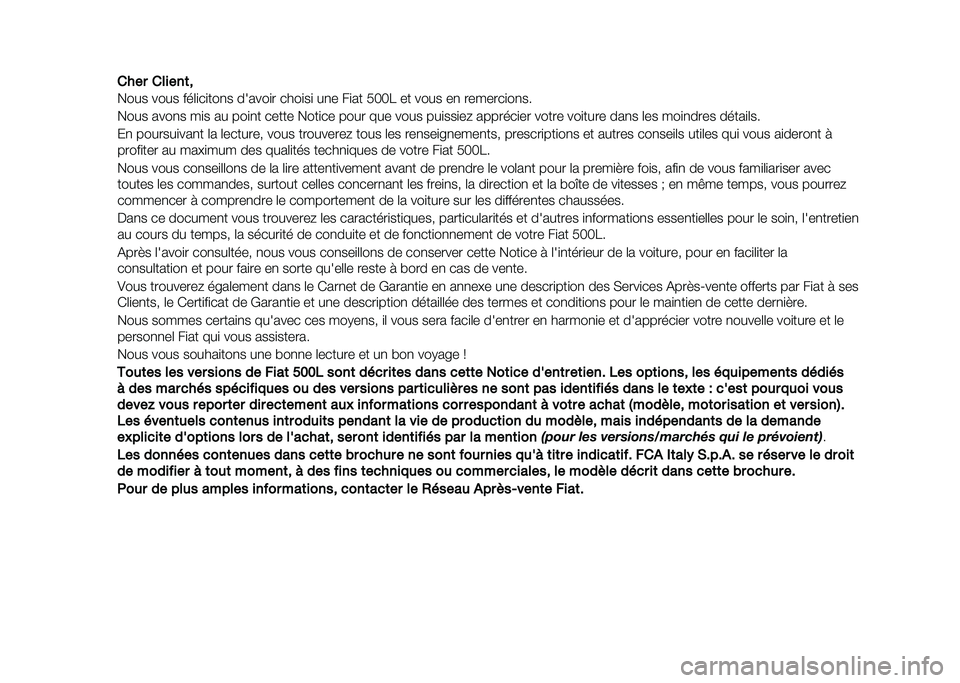 FIAT 500L LIVING 2021  Notice dentretien (in French) 
