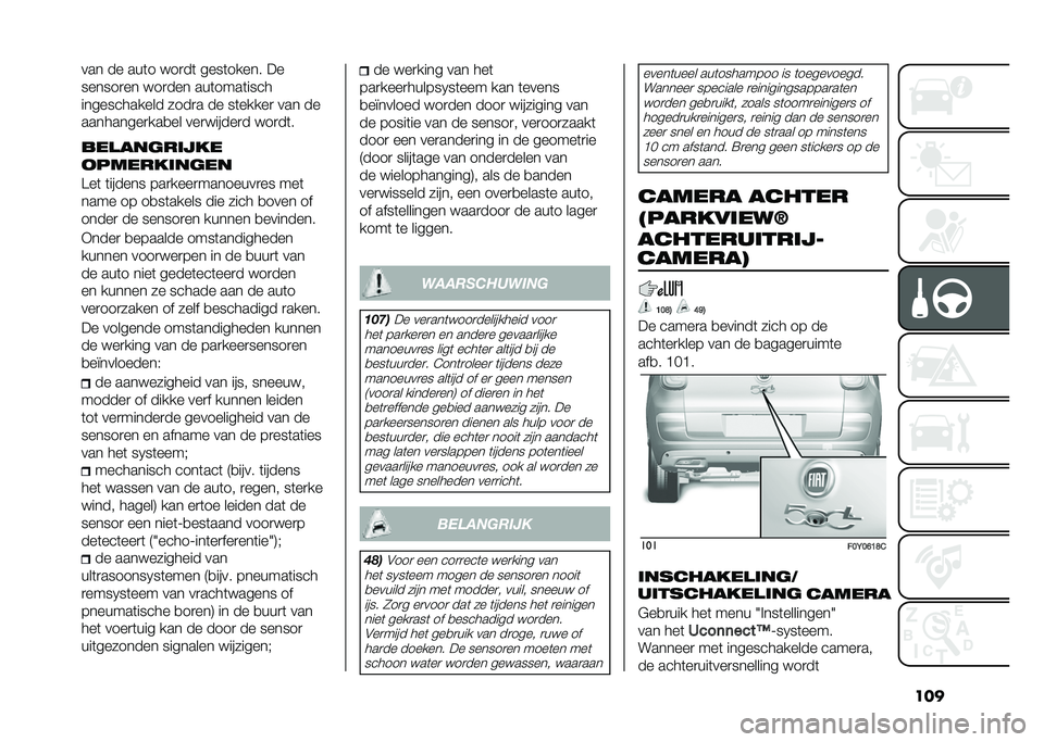 FIAT 500L LIVING 2020  Instructieboek (in Dutch) ������ �� ���	� � ��
��	 ����	����� ��
������
�� � ��
��� ���	����	����
������������ ����
� �� ��	�����
 ��� ��
���������