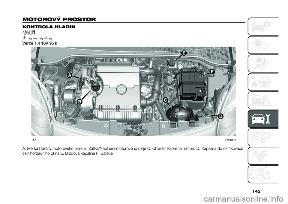 FIAT 500L LIVING 2020  Návod k použití a údržbě (in Czech) ���
��������# �
������ �������� � ���
��
�O�S�"�> �O�S�R�> �O�S�K�> �"�T�>
��� �� �O�%�S �O�R� �P�" �	 ���
�!�#�H�#�O�T�O�.
�@� �A�
��� ������ � ����
