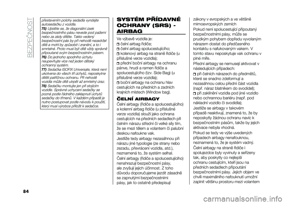 FIAT 500L LIVING 2020  Návod k použití a údržbě (in Czech) ���:�0�/�:�Q�&�7�>�
��
���	�����	� �!� ������ ��	����� ��� ��	�
��	
������	���+�� �% ���%�����
�#�!��G�
����
��	 ��	� ��	 ����B�� ��� �! �"��