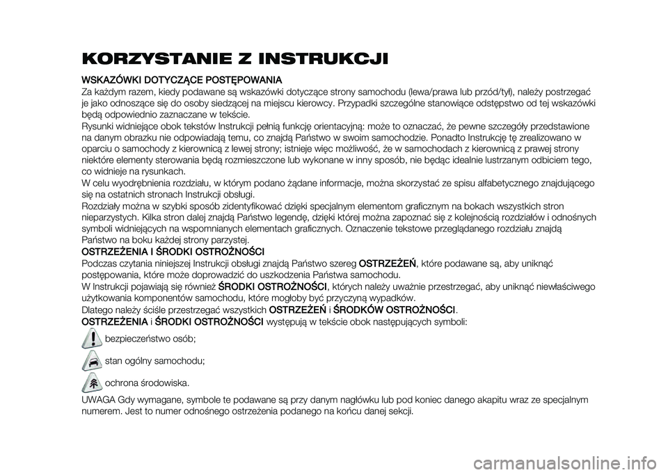 FIAT 500L LIVING 2020  Instrukcja obsługi (in Polish) ���
�����
��� � �����
�����
���6 �2�?�B��6 � �0�3�4�<�1�?�@�1�. �	�3��4�C�	�3��2�5��2
�*� �
��#���
 ����	�
�" �
��	�� ��������	 ��! ���
�����
� ���