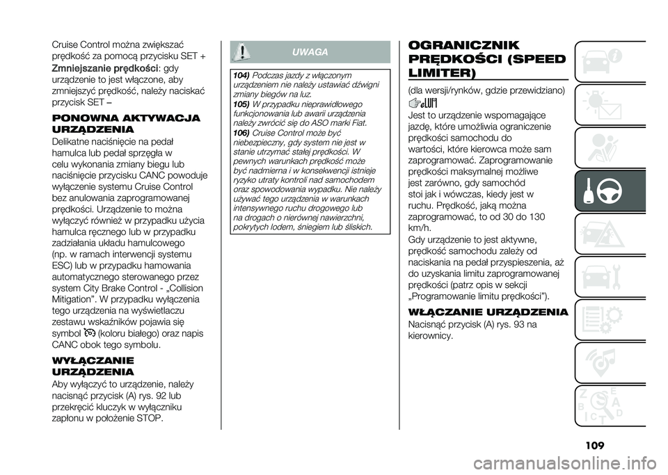 FIAT 500L LIVING 2021  Instrukcja obsługi (in Polish) ����.�����	 �.������ �
��#�� �����
����$
�����
�� �$ �� ���
���! ��������
� �<�8�> �b
�?�+���� ������ �� �(�)� ��&��
�4 ���
����!���	�