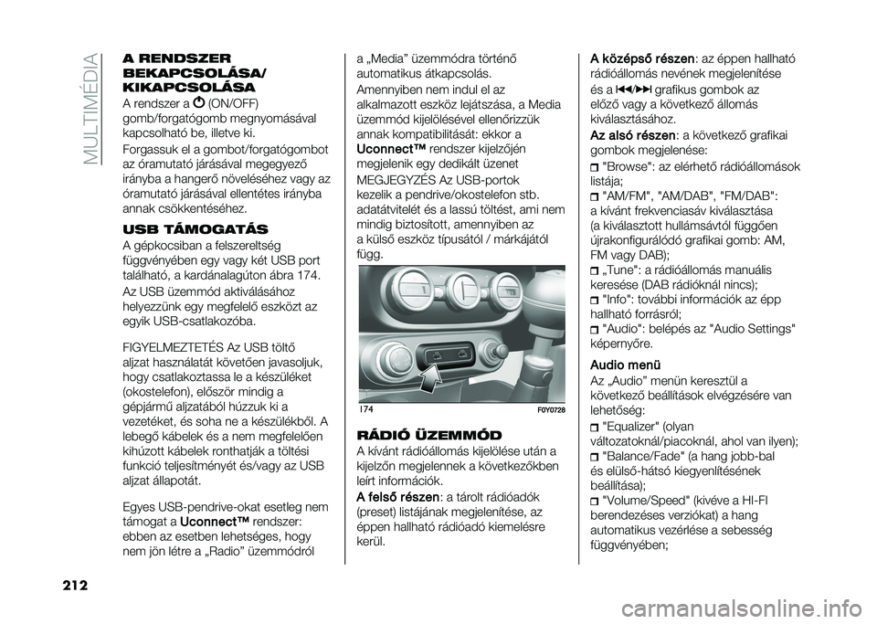 FIAT 500L LIVING 2020  Kezelési és karbantartási útmutató (in Hungarian) ��<�K����<�D�J��
��� � ��������
����� ���	�����3
����� ���	����
� �#�������# �  �4�6�7�A�6���8
���(�)�A�+��#�� ��*���(�) �(������(����� �