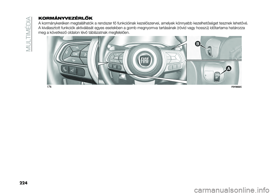 FIAT 500L LIVING 2020  Kezelési és karbantartási útmutató (in Hungarian) ��<�K����<�D�J��
�����	������
������#�
� �	��#�(����	��#��	�� �(���� ����
� ��*�	 �  �#�������# �+�- �+�&��	���*��� �	 �	�����-����#���� � �(