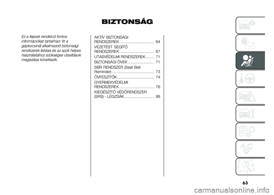 FIAT 500L LIVING 2020  Kezelési és karbantartási útmutató (in Hungarian) �	�
�����	�����"� �  �+������ �#����	�$��� �+�����
���+��#�(����*�	� � �� �#�� ��(� ��2 ��� � 
����	������� � ��	� ��(� ���� �)��������