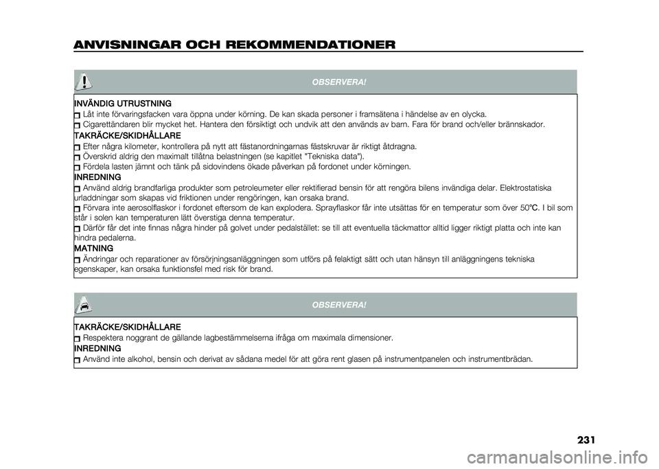 FIAT 500L LIVING 2021  Drift- och underhållshandbok (in Swedish) ���
�����������
 �	�� �
���	�����
����	���
 �
����������
�&�-�*�,�-��&�/ �9��+�9�)��-�&�-�/ ���	 ���	� �������������
��� ���� �� � ��