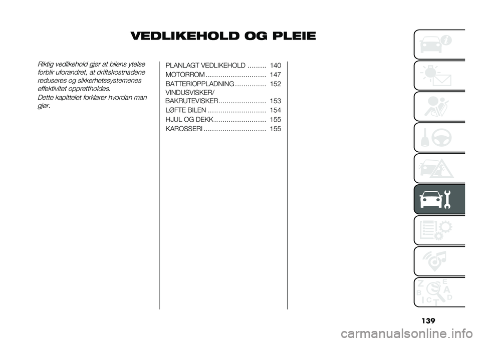 FIAT 500L LIVING 2021  Drift- og vedlikeholdshåndbok (in Norwegian) ���
����������� �� ������*��
��� ��
��	��
�
���	� ���"� �� ���	�
�� � ��
�	��

�����	�� ���������
�� �� �������
�������
��

��