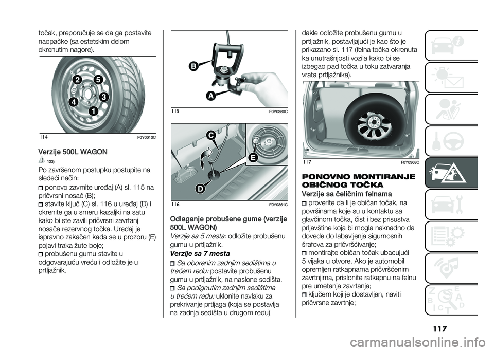 FIAT 500L LIVING 2020  Knjižica za upotrebu i održavanje (in Serbian) ���
��	����# �����	������ �� � � �� ��	�������
���	����� �-�� ��������� � ��
�	�
�	�������� ����	���/�
���
���<���A�?�
�0�� ��
