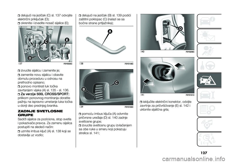 FIAT 500L LIVING 2020  Knjižica za upotrebu i održavanje (in Serbian) ���
� ��
����� �� ���
���� �-�A�/ ��
� �@�B�E �	� ��	����
��
�������� �����
����� �-�6�/� �	������� � ��
��� ��� ��	��� �����
��!� �-�