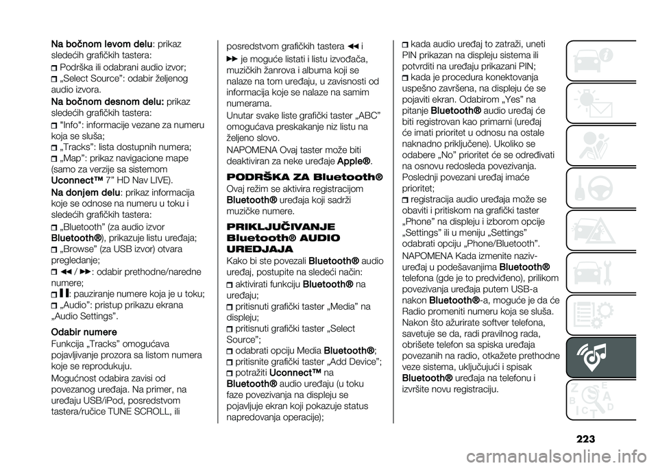 FIAT 500L LIVING 2021  Knjižica za upotrebu i održavanje (in Serbian) ����,� ���
��� � ���� ��� �
�, ������

��
�� ���� ����$����� ��������, �&�	� ���� ��
� �	� ������ ��� ��	 ��
��	��
�J�)��
��!� �)�	���