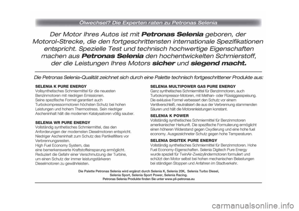 FIAT PANDA 2018  Betriebsanleitung (in German) 