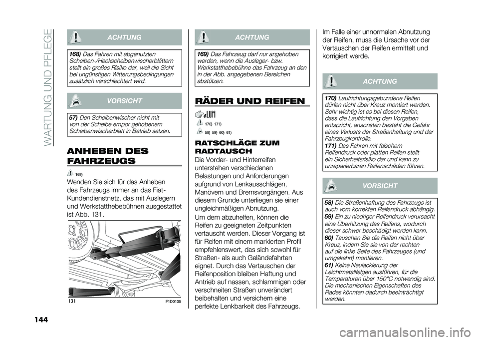 FIAT PANDA 2020  Betriebsanleitung (in German) ���#�6�%�@�-�,��@�-�.����"�(�,�(
��� �������
�	���

�.��
 �����	� ��� ����	������	�
����	���	��0�A�/�	���
���	���	��)��
���	�������	�� �
��