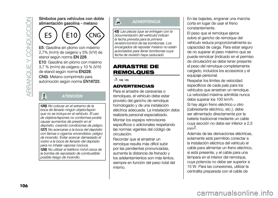 FIAT PANDA 2021  Manual de Empleo y Cuidado (in Spanish) ��9�#�#�9�0�A�=�%��X��)�/�0�<�=�)�)�@�K�0
���	 �(�&���	��	� ��� � ���#�&�
���	� �
�	�
 ��	���
������
���
���
 �/���	���
� �E �����
�	
��=
�, �7�	������	 �
