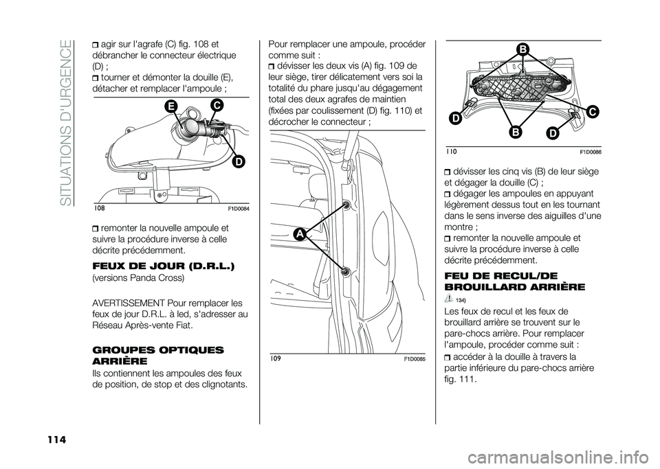 FIAT PANDA 2021  Notice dentretien (in French) ��*�E�D�?�&�D�E�1��*��%��?�0�)���(�
��� ���
� ��� �	������� �/�(�2 ��
�� �C�H�6 ��
���!���
���� �	� ���
�
������ ��	�����
���
�/�%�2 �# �����
�