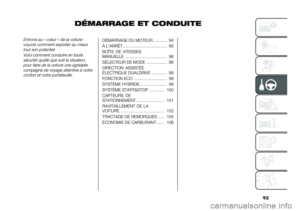 FIAT PANDA 2021  Notice dentretien (in French) ��
�������� � �� ����������
����
� �� �: ��U�� �; �� �	� ���
���� �.
���,��
� ������
� ����	��
��� �� ��
���
���� ���
 �����
��