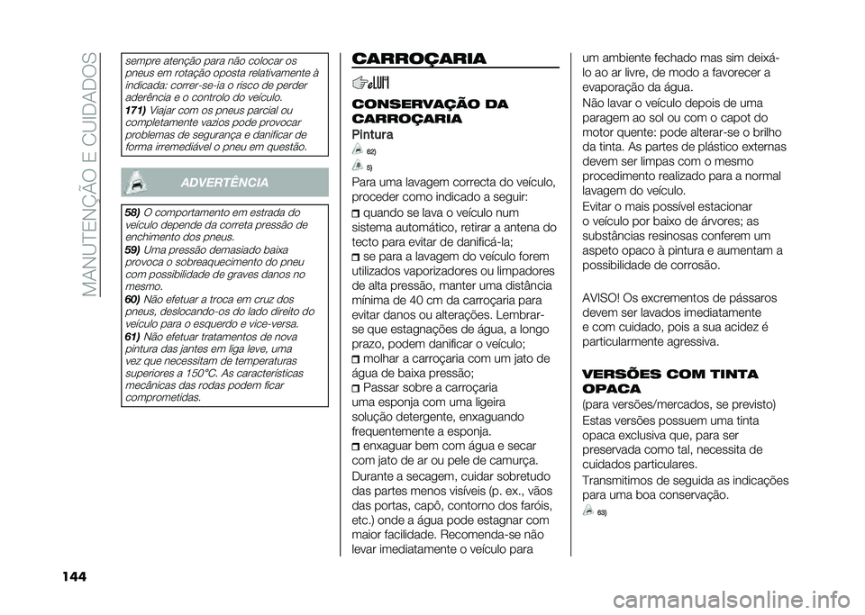 FIAT PANDA 2020  Manual de Uso e Manutenção (in Portuguese) ���/�*�@�B�1�*�K�P���1��0�@�D�+�/�+��.
���
������ �����!�$� ���� ��$� ������� ��
����� �� �����!�$� ������ ������������� �(������