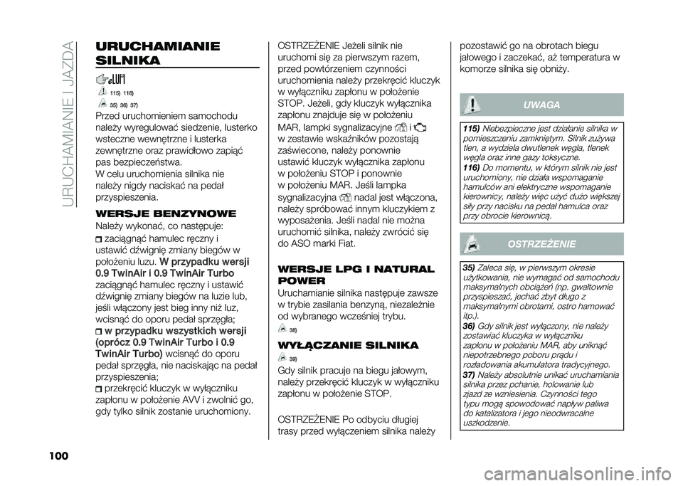FIAT PANDA 2021  Instrukcja obsługi (in Polish) ��*�A�*�+�T�@�?�E�@�8�E�7��E��-�@��C�@
��� ������������
���)����
�C�C�G�F �C�C�J�F
�E�G�F �E�J�F �E�L�F
����	� �������
��	���	�
 ���
������
����	�!� �