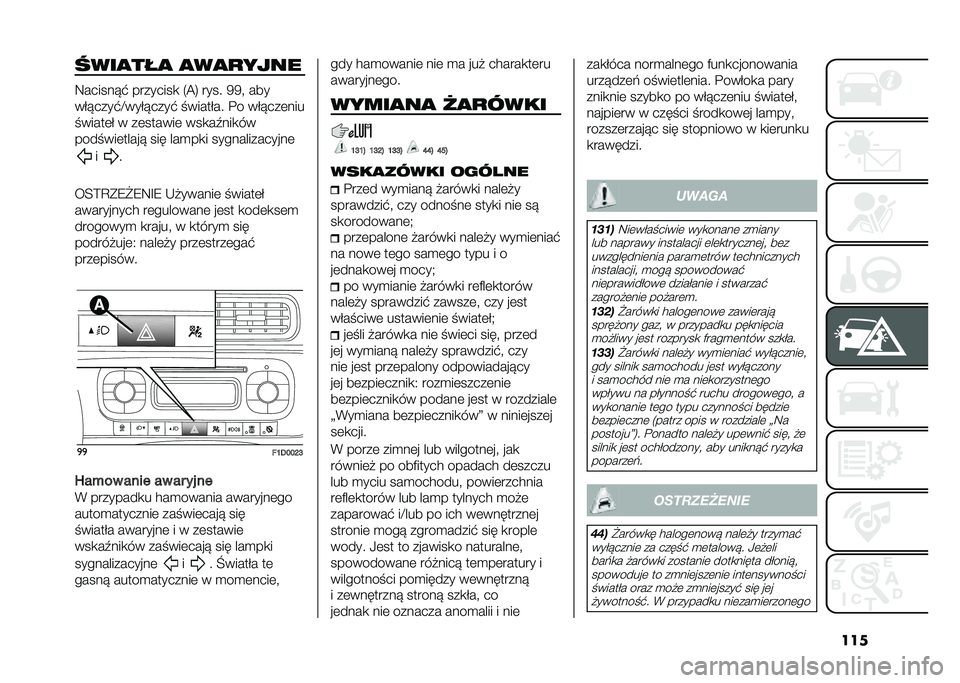 FIAT PANDA 2021  Instrukcja obsługi (in Polish) ����!������ ��������
�8�������" ��������
 �2�@�4 ���� �5�5�  ���
��$�����"�D���$�����" ������$�� �� ��$����	���
������	�$ � ��	�