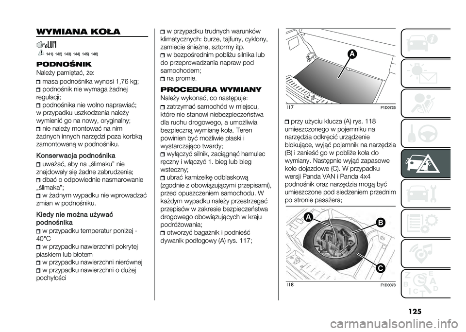 FIAT PANDA 2021  Instrukcja obsługi (in Polish) ���������� ����
�C�I�C�F �C�I�H�F �C�I�E�F �C�I�I�F �C�I�G�F �C�I�J�F
��� ���!���
�8���	�!� ���
�����"�  �!�	�1 �
��� ���������
� ������ �F� �P�O �
��(