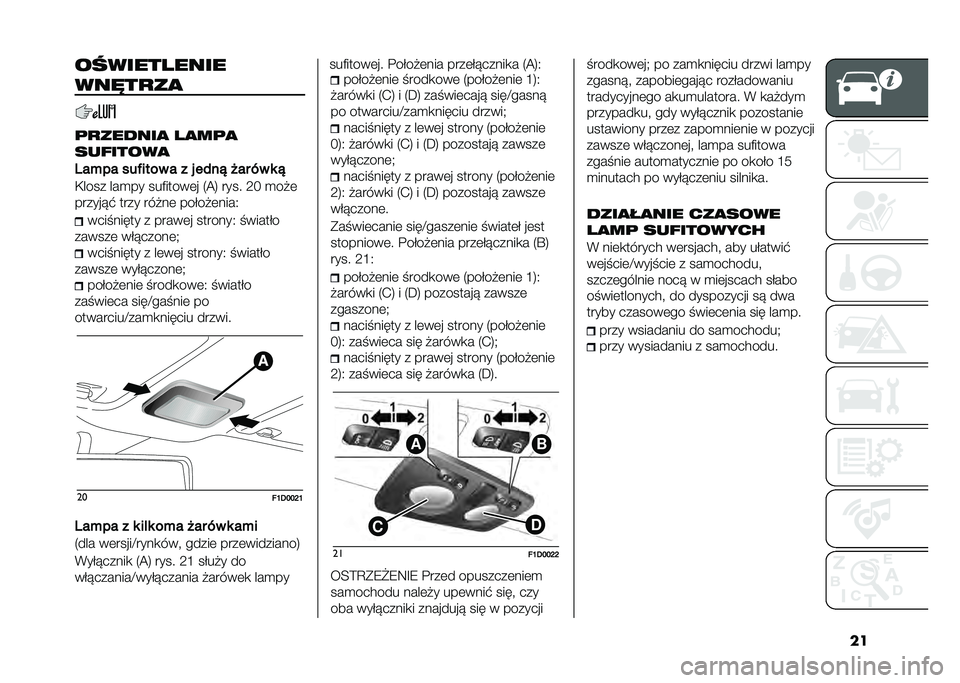 FIAT PANDA 2021  Instrukcja obsługi (in Polish) ����!�����)����
���-����
����� ��� �)����
���+�����
�2���� ���&���� � � � ����" �#�� �,� � �"
�)���� ���
�� ���&�����	� �2�@�4 ��