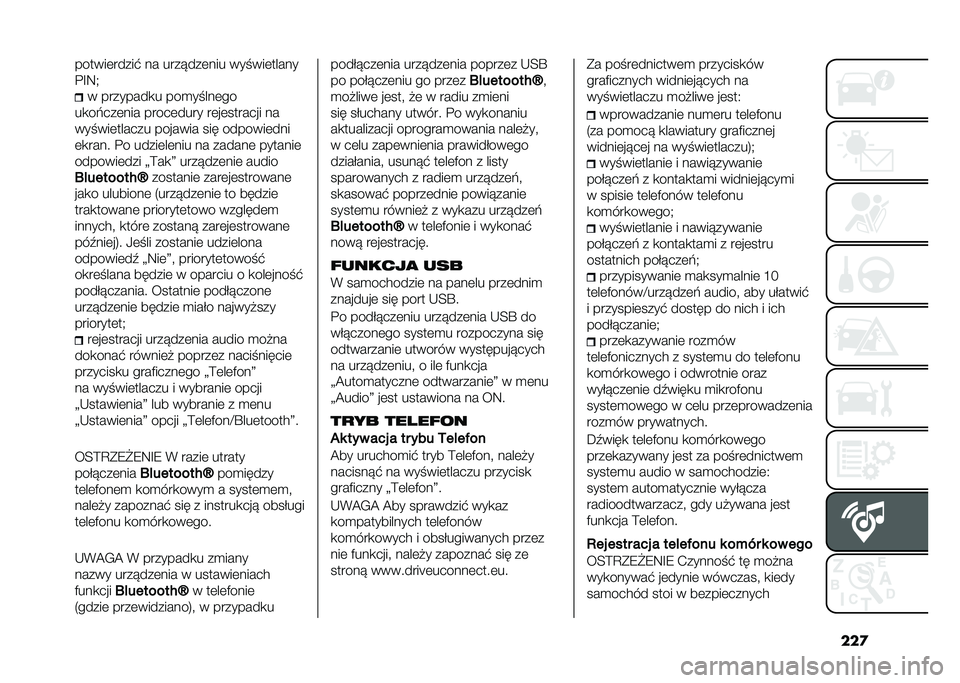 FIAT PANDA 2021  Instrukcja obsługi (in Polish) ���
������	�����" �� �������	��� ������	�����
��E�8�(
� ��������
� ���
�����	��
��
��#���	��� �����	���� ��	��	������� ��
�