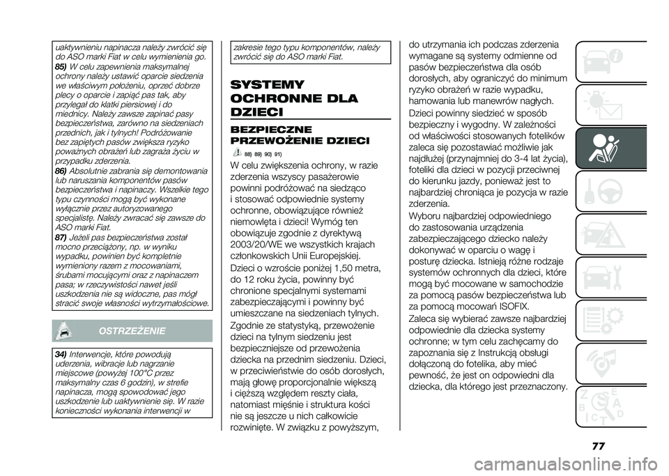 FIAT PANDA 2021  Instrukcja obsługi (in Polish) �
�
���
������	��� ��������� ����	�!� �������" ���
�� �@�;� �
���
� ���� � ��	�� ���
��	���	��� ���
����% ��	�� ����	����	��� �

