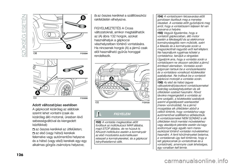 FIAT PANDA 2021  Kezelési és karbantartási útmutató (in Hungarian) ��E�C�R��E�D�+���E��A�D�4
���	 ���
��E�<�F�F�M�K���
��E�<�F�F�M�I
�/�#�%�� �$����%����D�.���+ ��������
�) ����	����� �	����#�"��� �� ����%�%���	
�