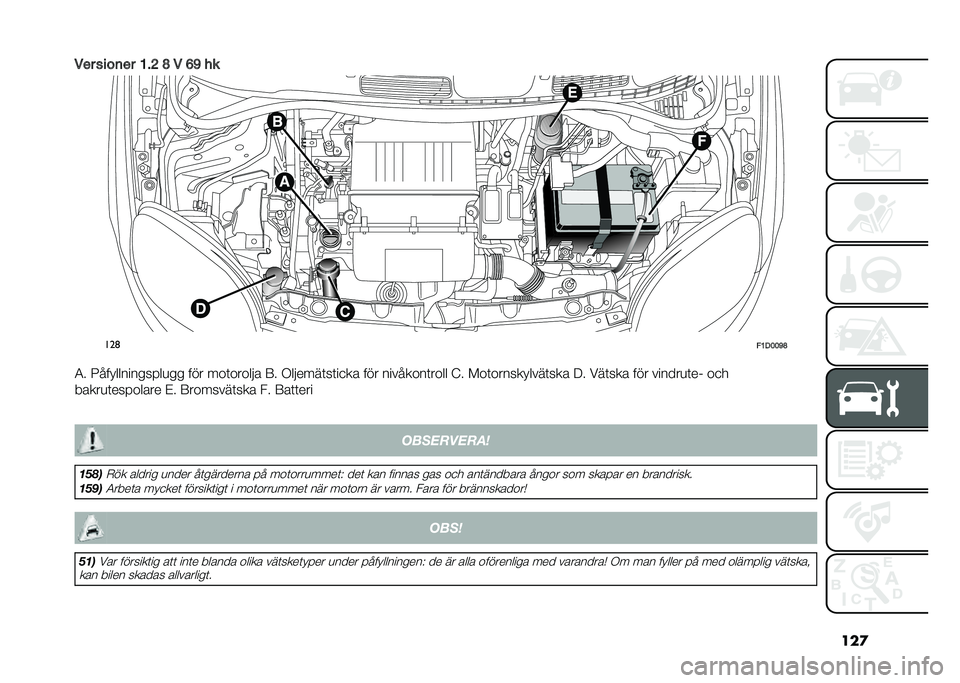 FIAT PANDA 2020  Drift- och underhållshandbok (in Swedish) ���

��� ����	�� �8�$�= �D � �?�@ ��
���	
�"�8�1�9�9�@�D
�3� ��������������
�� ��� ���	������ �7� �,������	��	��
�� ��� ��������	���� 