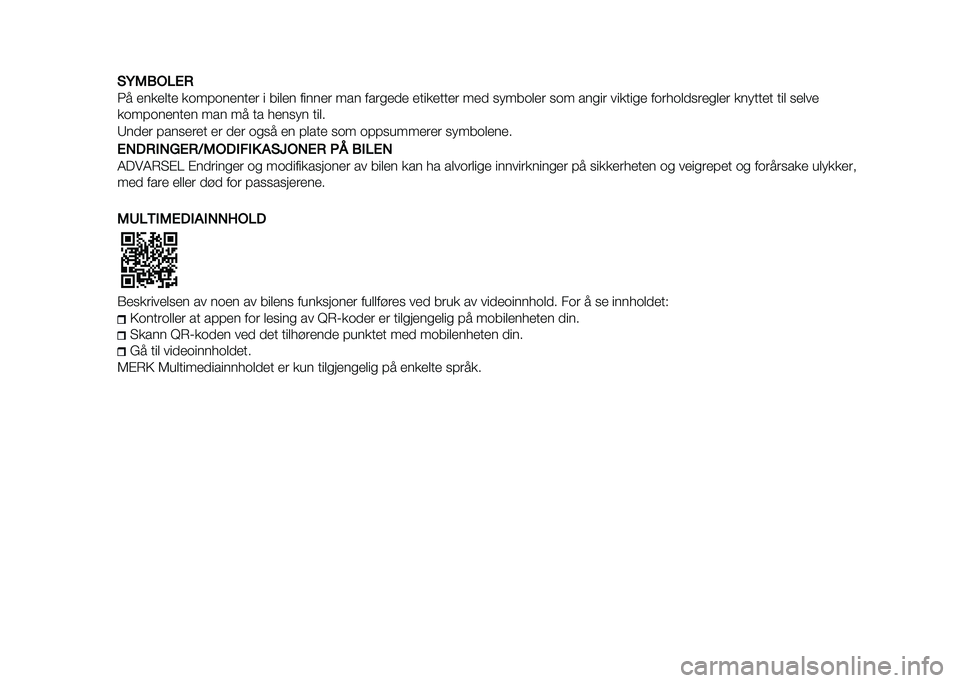 FIAT PANDA 2021  Drift- og vedlikeholdshåndbok (in Norwegian) �(�+�2�
�%�,�1�
��
 ������� ��
���
������ � ����� ������ ��� ������� ��������� ��� �����
��� ��
� ����� ������� ��
���
���