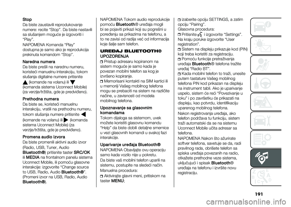 FIAT PANDA 2020  Knjižica za upotrebu i održavanje (in Serbian) ����%���
�6� ����� �
��������
� �����	����	�����
�������) ������ �S�&��	��V� �6� ����� ��������
�
�� ��
������� ��	���� ��