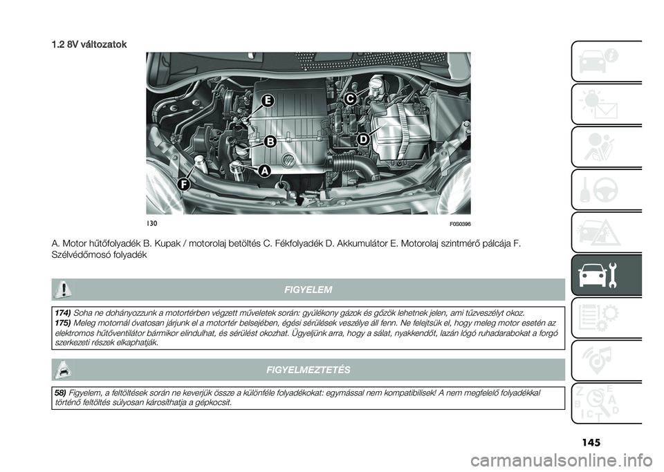 FIAT 500 2021  Kezelési és karbantartási útmutató (in Hungarian) ���
�I�%�K �R�@ �"����#����#�
���
��F�1�F�M�P�G
�(� �;���� �
�&���%�����!��	 �V� �� ���	 �A �"�������� �#������� �K� ���	�%�����!��	 �P� �(�	�	� �