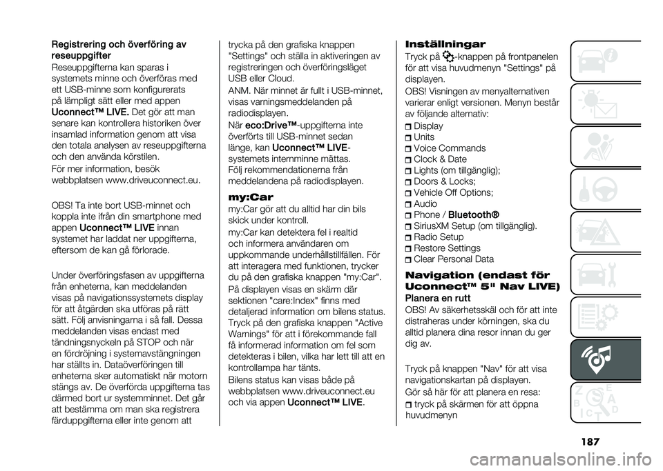 FIAT 500 2021  Drift- och underhållshandbok (in Swedish) ���
��� ���� �� ��	�  ��� �$��� ��$� ��	�  ��
� �����%�%� �����
�)����
������	���� ��� ������ �
����	����	� ����� ��
� �������