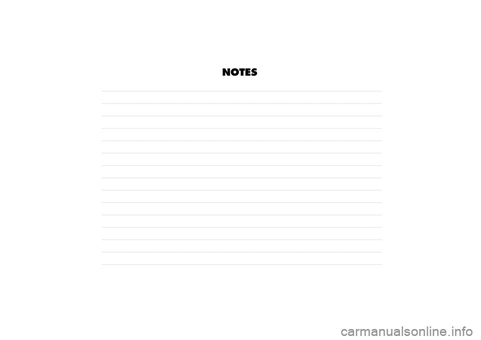 FIAT 500L LIVING 2014 2.G Owners Manual NOTES 