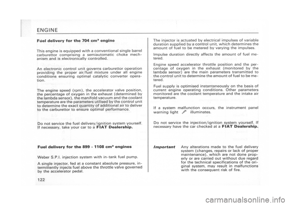 FIAT CINQUECENTO 1995 1.G Owners Manual 