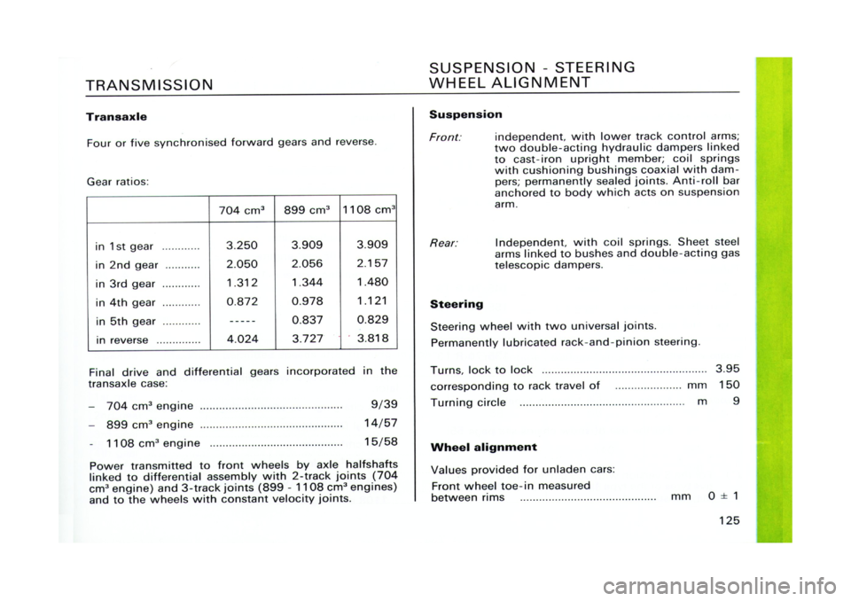 FIAT CINQUECENTO 1995 1.G Owners Manual 