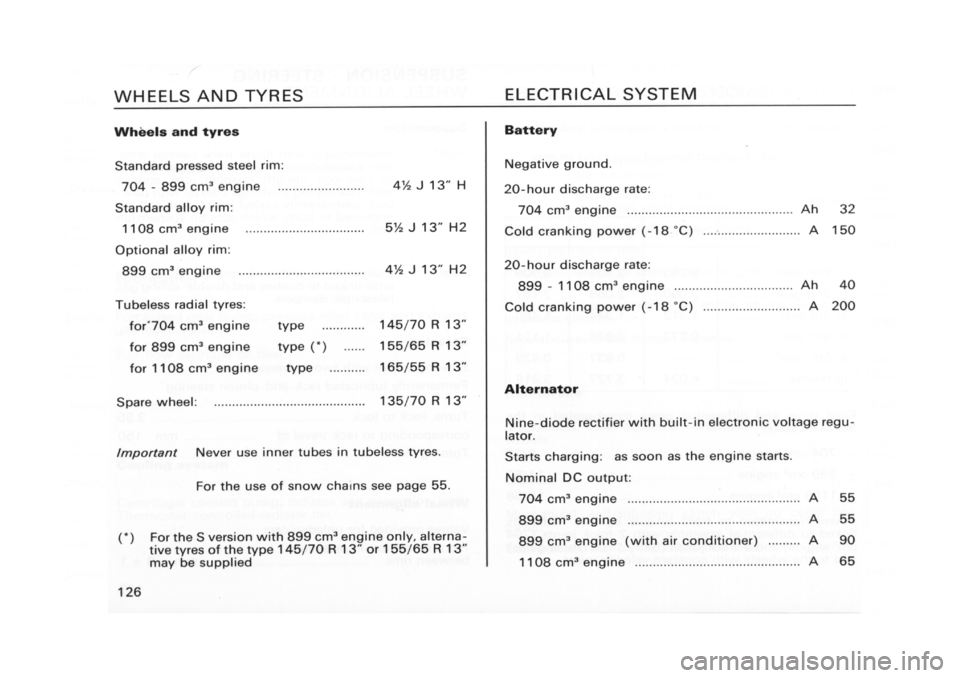 FIAT CINQUECENTO 1995 1.G Owners Manual 