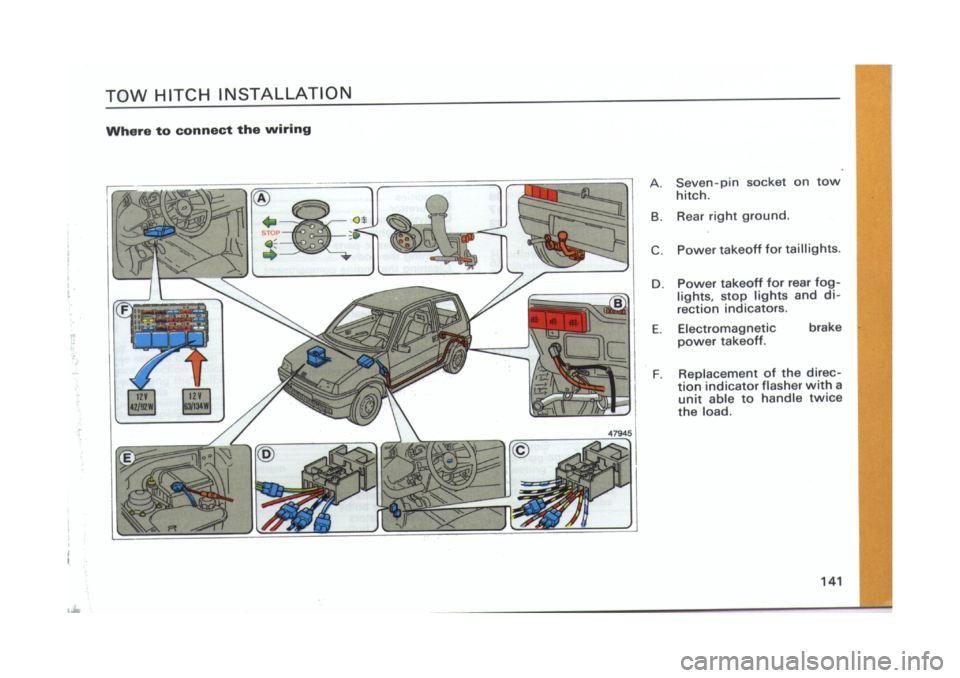FIAT CINQUECENTO 1995 1.G Owners Manual 