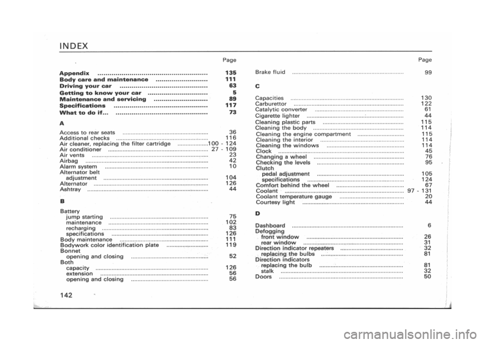 FIAT CINQUECENTO 1995 1.G Owners Manual 