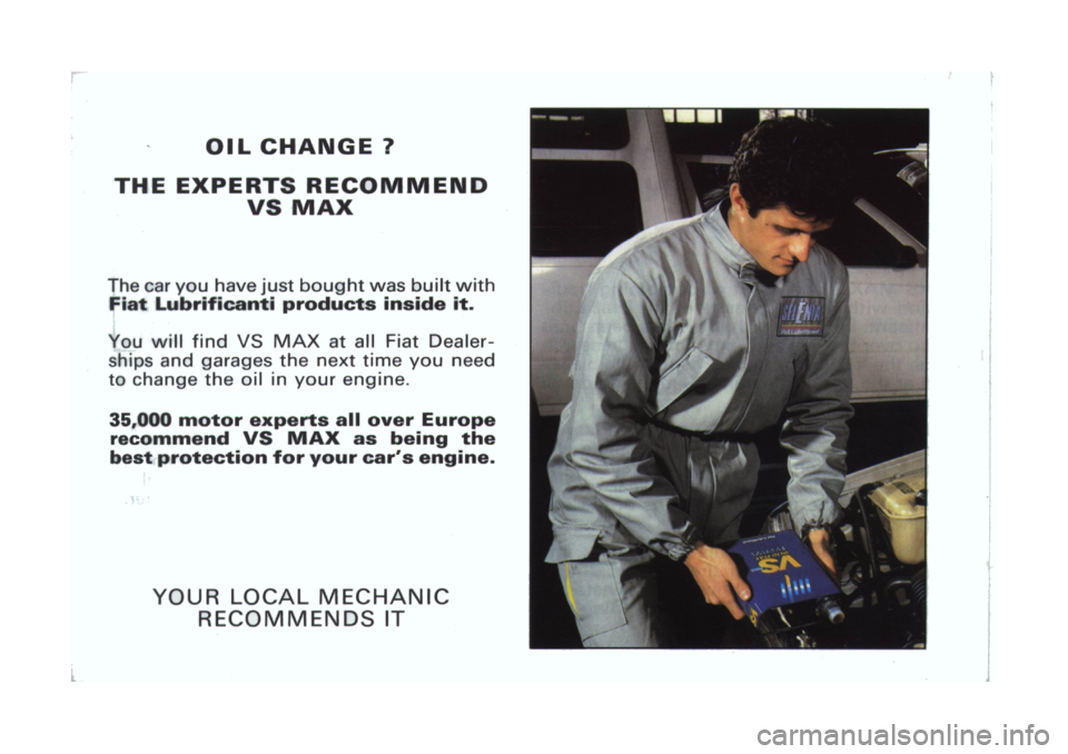 FIAT CINQUECENTO 1995 1.G Owners Manual 
