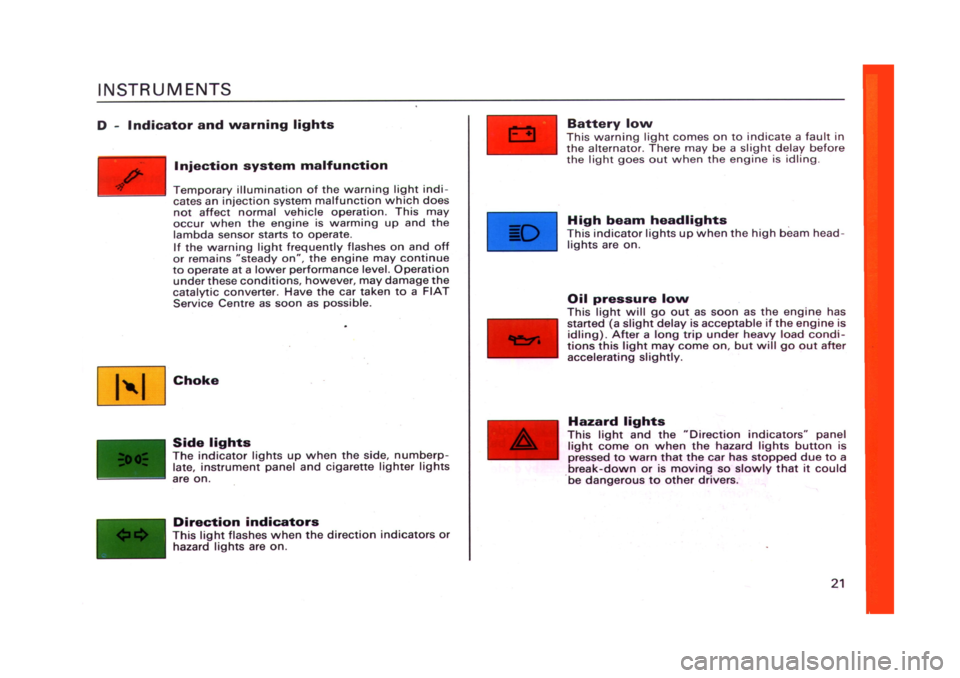 FIAT CINQUECENTO 1995 1.G Owners Manual 
