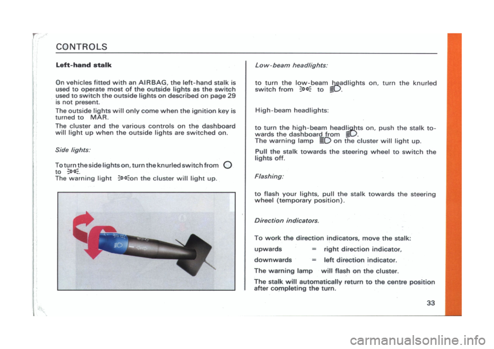 FIAT CINQUECENTO 1995 1.G Owners Manual 